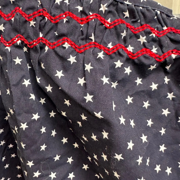 US Polo Assn 2T Girls Red White and Blue Star 4th of July Cami Tank Top Blouse - Picture 5 of 8